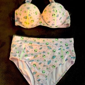 MIDNIGHT HOUR HIGH WAISTED SWIM SUIT